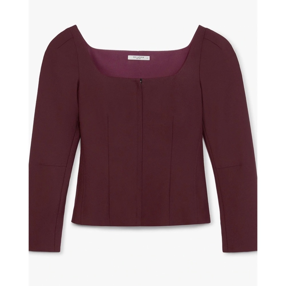 NWT MM LaFleur Dawn Top Garnet Size 6